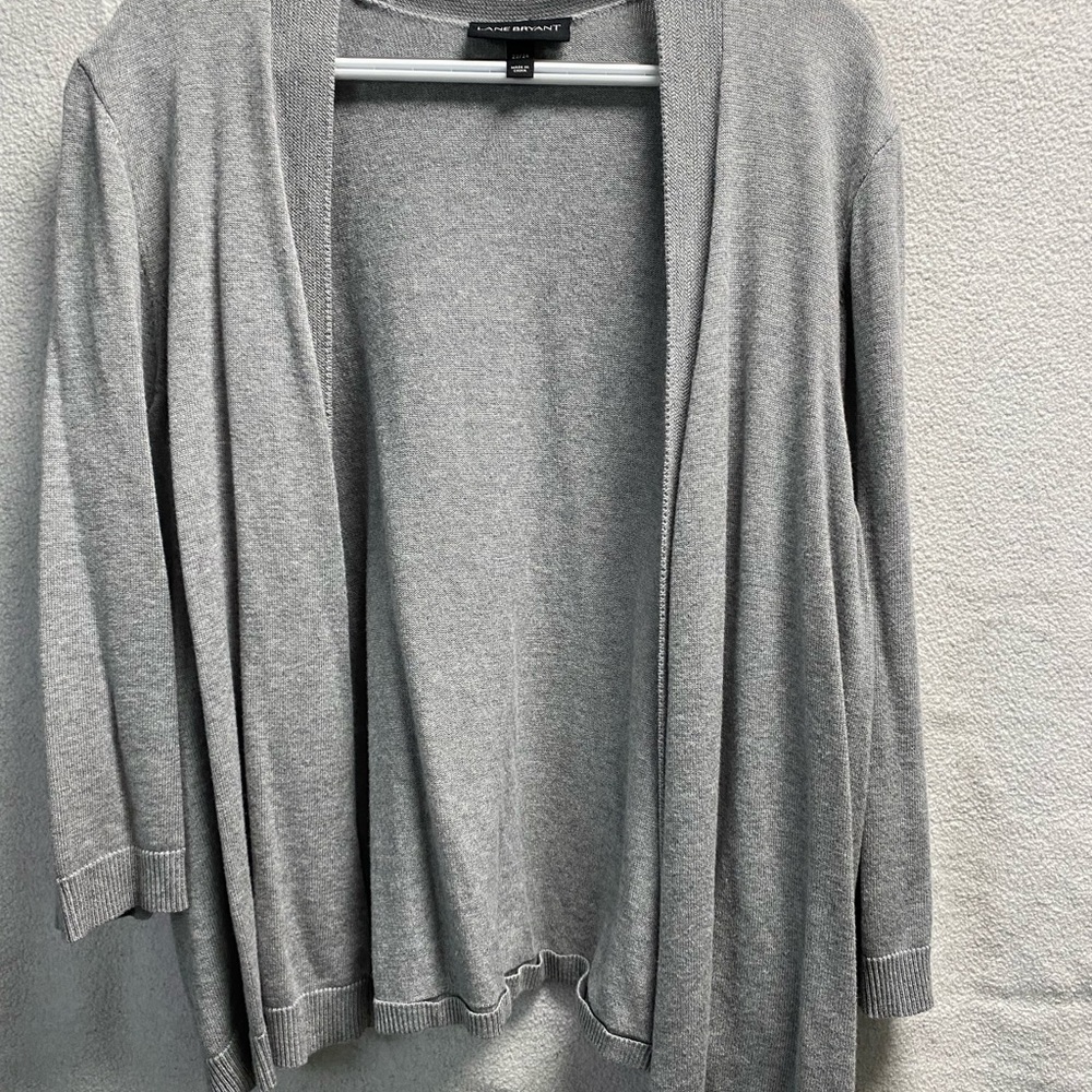 Lane Bryant Open front elbow length cardigan